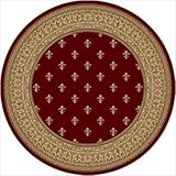 Royal Red Oriental Rug Size: Round 5'3' Royal Red Oriental Rug Size: Round 5'3'