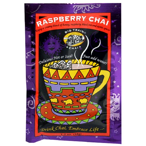 Big Train Chai Raspberry (single serve bag), Pack of 25 1.2-Ounce Units (30-Ounces) by Big Train
