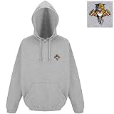 Florida Panthers NHL Goalie Pullover Hooded Sweatshirt (Gray Gray)