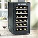 Kitchen & Housewares : The Wine Enthusiast 18-Bottle Wine Cellar - Graphite