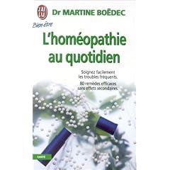 L'hom�opathie au quotidien