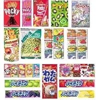 Japanese Classic Candy, Cookies and Snack Japanese Cookies / 100g / 3.5oz. (20 Packs)