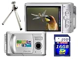 SVP Xthinn-8061 12MP Max, a 2.8 LCD Monitor with a rechargeable battery (Free-16GB SDHC Card, a Sturdy Tripod)
