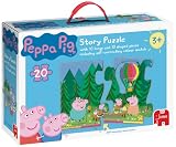 Peppa Pig Giant 20 Piece Story Jigsaw Puzzle (10 Jigsaw Pieces & 10 Shape Sorting Pieces)