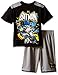 DC Comics Boys' Little Batman Wham 2 Pc Short Set