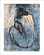 Pablo Picasso Blue Nude Poster Art print HIGH QUALITY - 22" x 28"