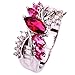 YAZILIND Jewelry Band Bridal Crystal Engagement Ring Wedding Gift For Women