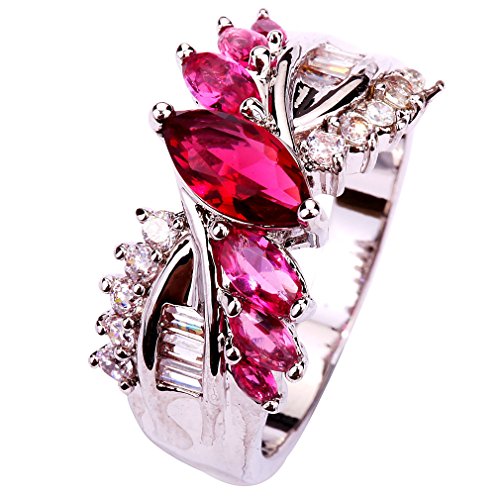 YAZILIND Jewelry Band Bridal Crystal Engagement Ring Wedding Gift For Women