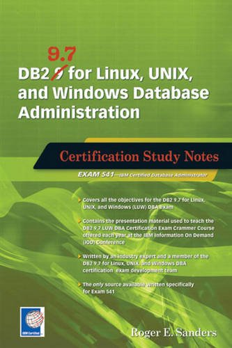 db2 97 for linux unix and windows database administration certification study notes
