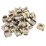 uxcell ケージネット　ジンク製プレート　ブラストーン　5mmスレッド直径 25個入