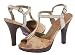 Kenzie Elect Bone Distress Brocade Floral Maryjane Sandal Heels