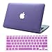 HDE Plastic Hard Shell Case and Keyboard Cover for MacBook Air 11 Inch (Models: A1370/A1465), Lavender