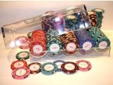 Casino Royale Poker Chips 100 Stueck im Acryl Tray Rack als Ergaenzungs-Set