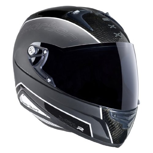 Nexx XR1R Full Face Helmet (Carbon Black Gray, XXX-Large)