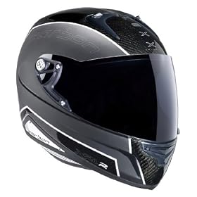 Nexx XR1R Carbon Black Gray Large Full Face Motorcycle Helmet
