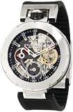 Stuhrling Original Men's 324.33162 Sportsman Emperor VT Automatic Skeleton Dual Time Silvertone Watch