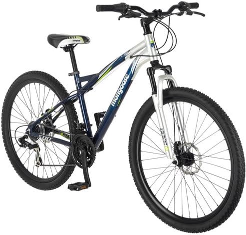 29" Mongoose Stat Men's Mountain Bike, Blue/silver