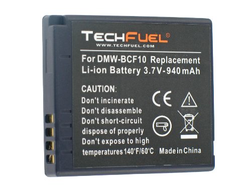 Panasonic Lumix DMC-FH20 Digital Camera Replacement Battery - TechFuel Professional CGA-S/106C, DMW-BCF10, DMW-BCF10PP Battery Panasonic Lumix DMC-FH20 Digital Camera Replacement Battery - TechFuel Professional CGA-S/106C, DMW-BCF10, DMW-BCF10PP Battery