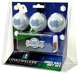 North Carolina Tar Heels Slider Hat Clip 3 Ball Gift Packs