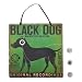 Dogs Rock Black Dog Memo Board with Magnets