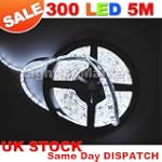 Day White 5M (16.4ft) 300 LED Strip L...
