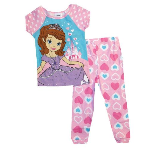 Disney Sofia the First Toddler Girls 12M-5T Cotton Pajama Set