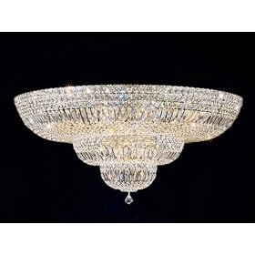 Schonbek 5896-40S Silver Strass Petit Crystal Deluxe Crystal Twenty-Seven Light Down...