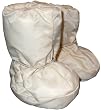 7 A.M. Enfant 500 Soft-Soled Booties, Water Repellent Insulated and Quilted, Ivory, Large