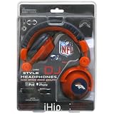 NFL Denver Broncos Team Logo DJ Headphone