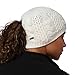 TrailHeads Ponytail Hat | Cable Knit Winter Beanie for Women - Wintry White