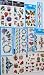 Kids Temporary Tattoos (12 Large Packs) Dolphin Fairy Cartoon Animals