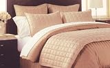 Charter Club Sateen Quilted Standard Sham Sand