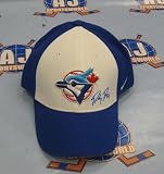 RICKY ROMERO Toronto Blue Jays SIGNED Baseball Cap - Autographed MLB Helmets and Hats