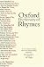 Book Oxford Dictionary of Rhymes
