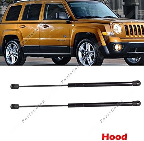 Partsgoing 2Pcs Gas Charged Hood Lift Supports Struts for 02-07 Jeep Liberty