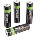 AmazonBasics Pile ricaricabili precaricate NiMH AA (confezione da 4, 2.000 mAh)