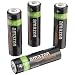 AmazonBasics AA NiMH Akku (4er Pack, 2000 mAh)