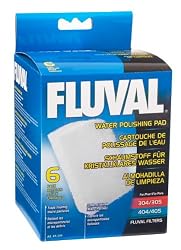 Fluval Fine Filter Water Polishing Pad for 304/305/404/405 Models - 6-Pack