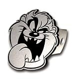 Taz Head Brushed Aluminum Hitch Plug