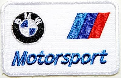 BMW Motorsport M Sport M3 Logo Sign Car Racing Patch Iron on Applique Embroidered T shirt Jacket Custom Gift BY SURAPAN