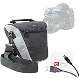 Large DURAGADGET Top-Loader Carry Case For Digital SLR Camera Compatible With Nikon Coolpix Models Inc D5100, D500, D3300, D3100, D300S, D600 AND D700 + BONUS Kit: 52mm UV Filter + USB Sync Cable + Cleaning Cloth Worth &pound;14.99