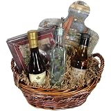 Wine and Cheese gift basket French luxury gourmet basket
