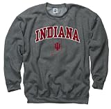 Indiana Hoosiers Dark Heather Perennial II Crewneck Sweatshirt