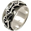 Tribal Thorns - Sterling Silver Ring