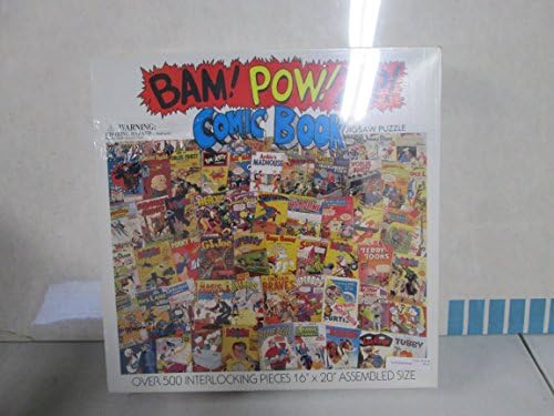 Nordevco BAM! POW! ZAP! Comic Book Jigsaw Puzzle 500 Pieces