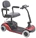 Golden Technologies GB104 Buzzaround Four Wheel Scooter, Vermillion Red