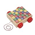 Melissa & Doug Classic ABC Block Cart