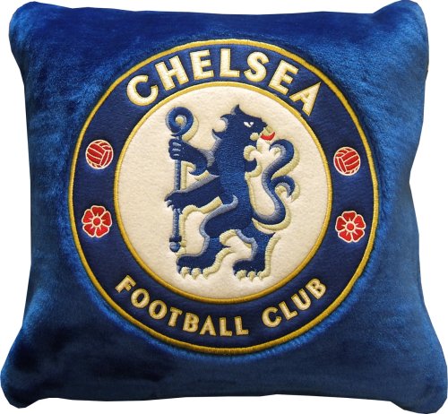 Zap Chelsea Blue Crest Plush Cushion