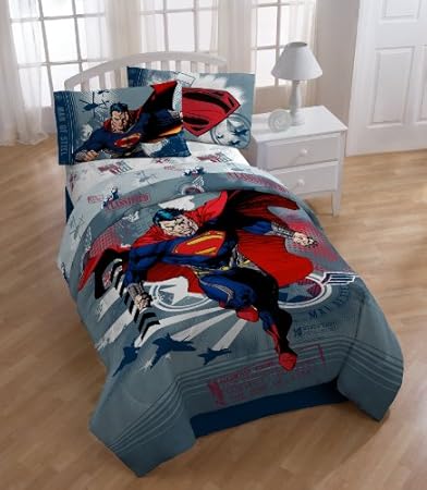 Warner Brothers Superman Man of Steel Comforter, Twin