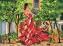 15 Inch x12 Inch Senior Paint By Number Kit - Flamenco